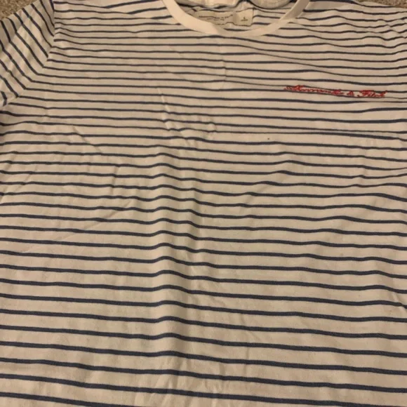 Mens A&F Striped Tee - Picture 3 of 5